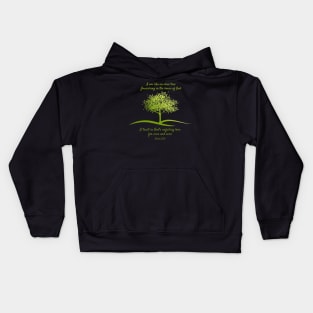 Flourishing olive tree - Psalm 52:8 Kids Hoodie